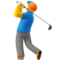 Person Golfing emoji on Apple